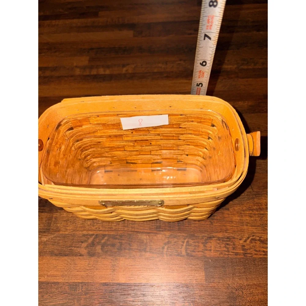 Longaberger 1998 Edition Dresden‎ Tour Basket II with Liner Handwoven signed